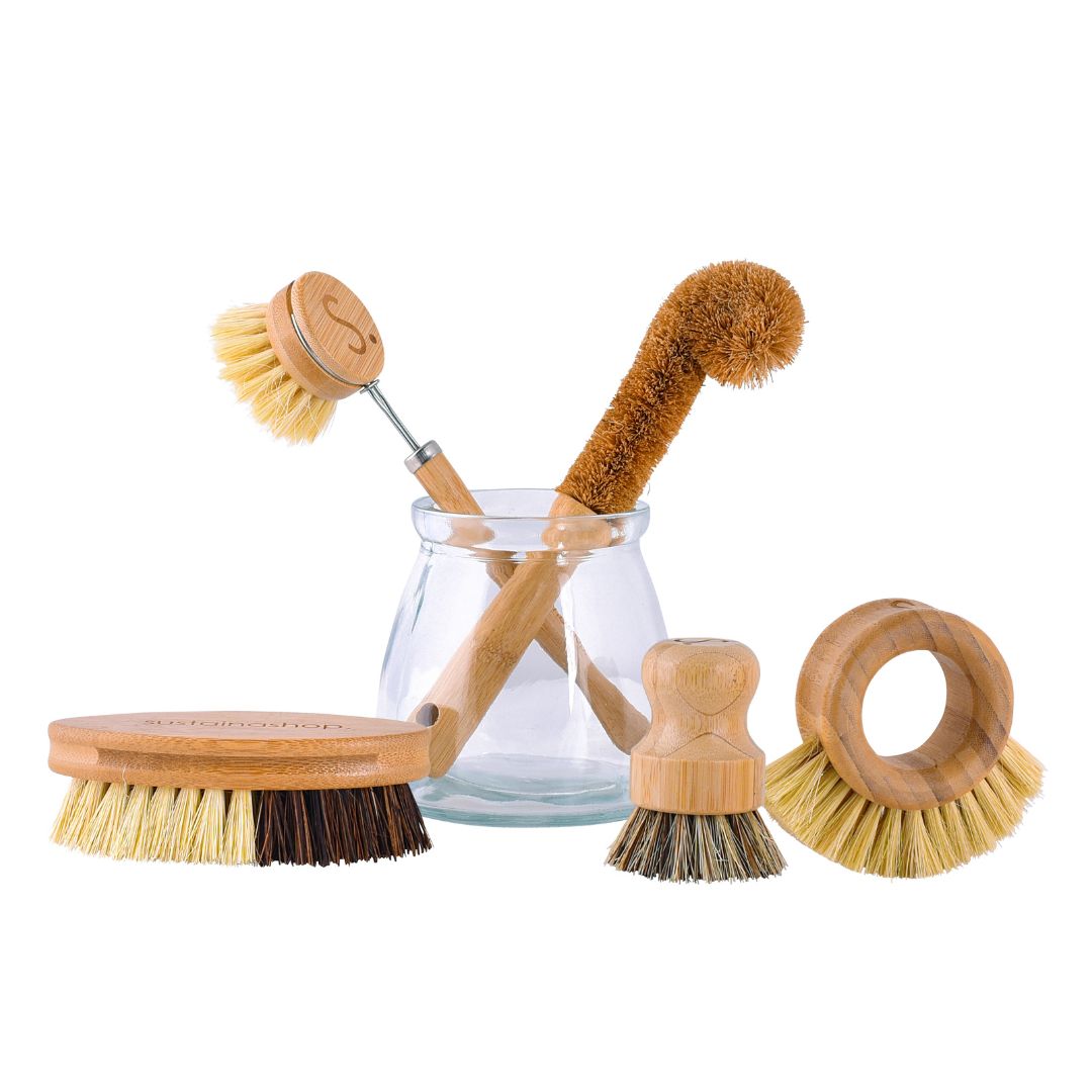 Bamboo Pot Scrubbing Brush