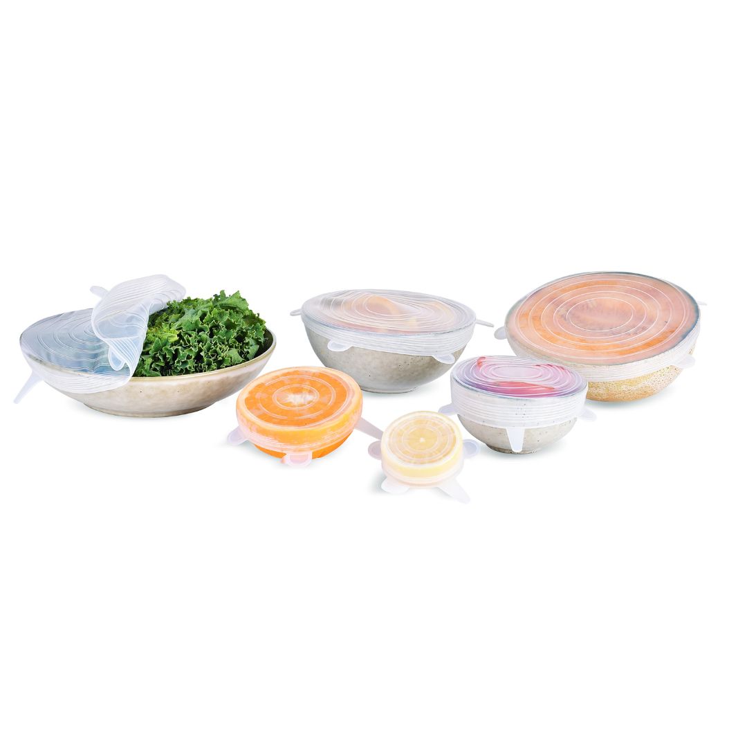 Reusable Stretch Lids - Set of 6